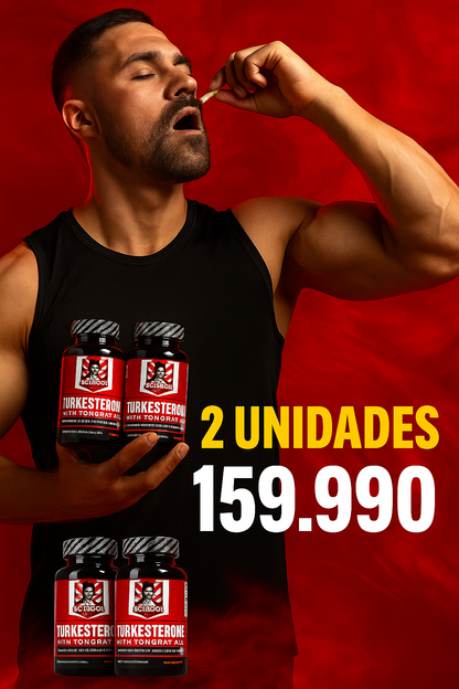 Old School Turkesterone™ Gana Fuerza, Rinde en la cama  (120 Capsulas)